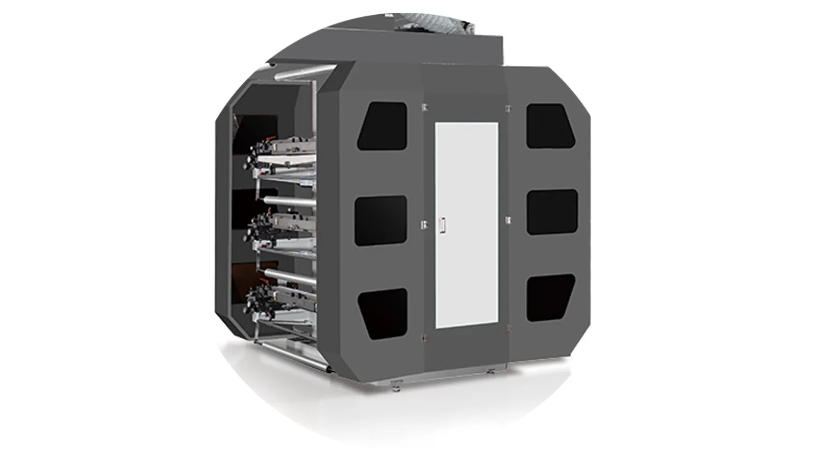 Honor Stack Flexo Printing Machine – 6 Color Printing for Flexible Packaging Custom Materials
