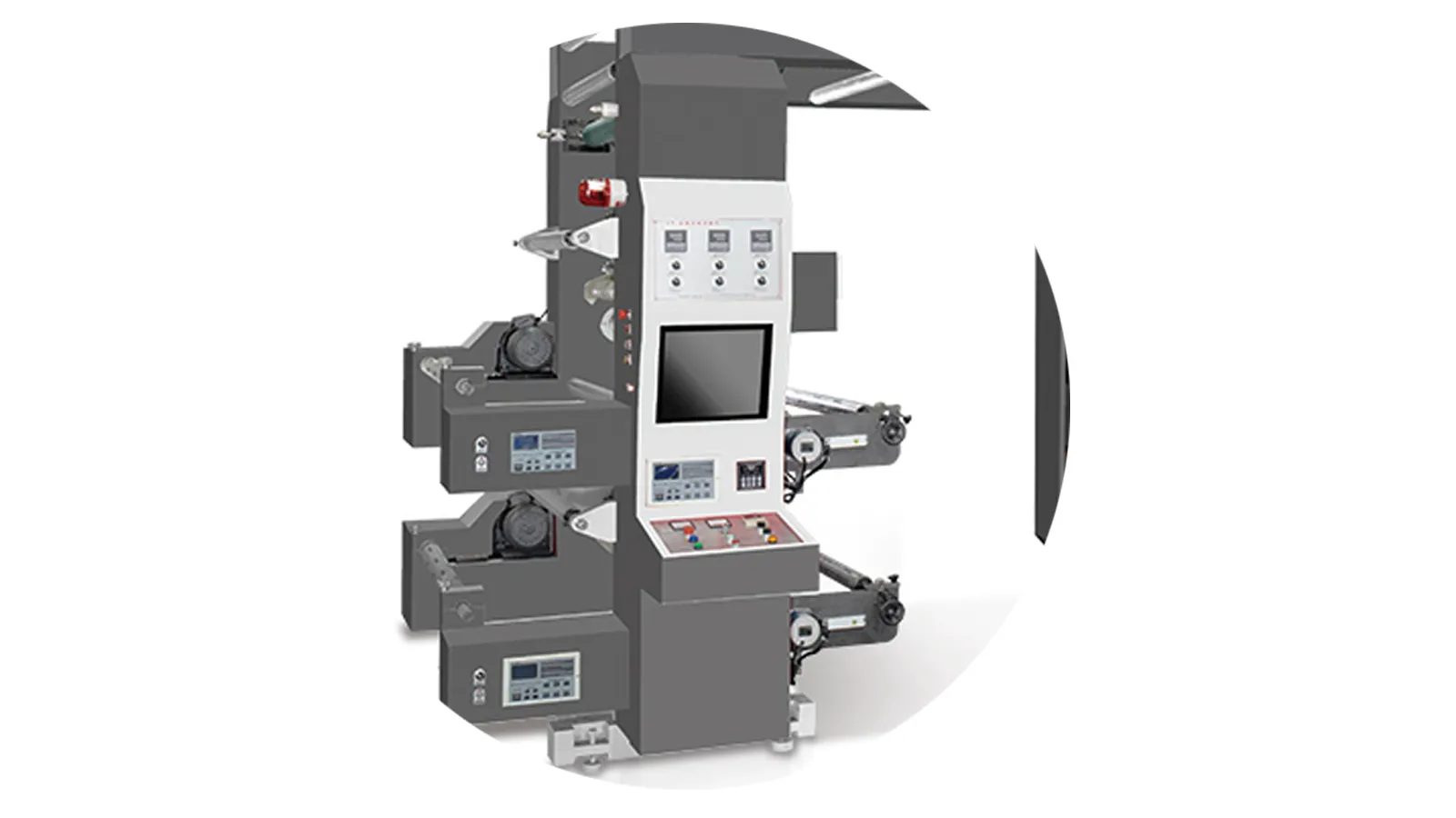 Honor Stack Flexo Printing Machine – 6 Color Printing for Flexible Packaging Custom Materials