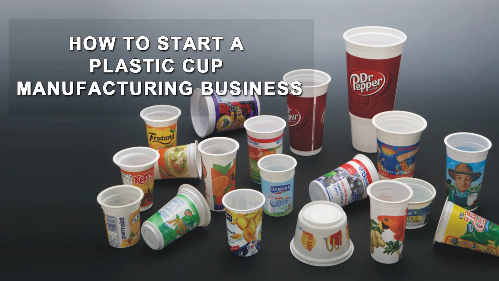 How to Start a Plastic Cup Manufacturing Business: The Complete Guide