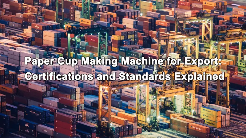 Paper Cup Machine Certifications | CE, UL & ISO Standards Explained