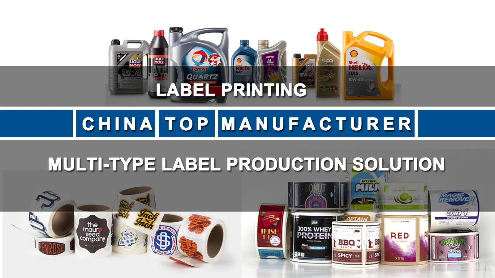 Engine Oil Label Printing & Labeling Solutions | UV Flexo Presses & Applicators
