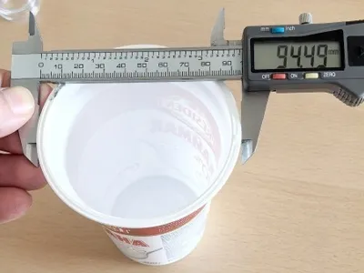 top diameter 400ml plastic cup