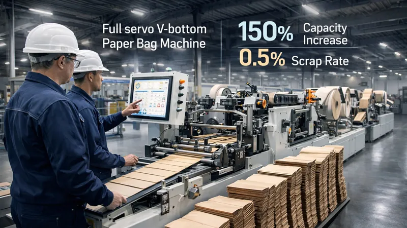 Case Study: Increasing V-Bottom Paper Bag Output by 150%