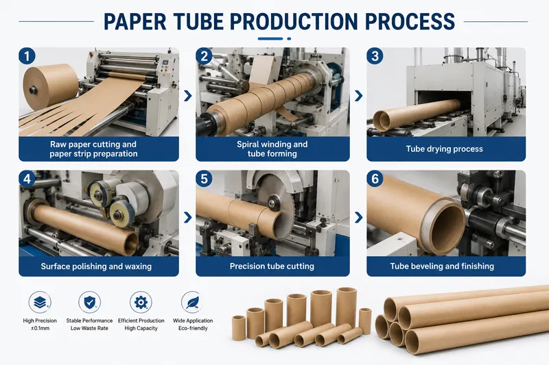 paper tube production process
