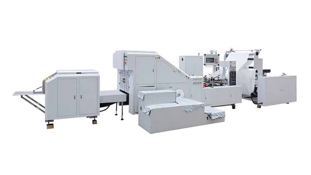 ZMFD330/450 Roll-Fed Square Bottom Paper Bag Making Machine