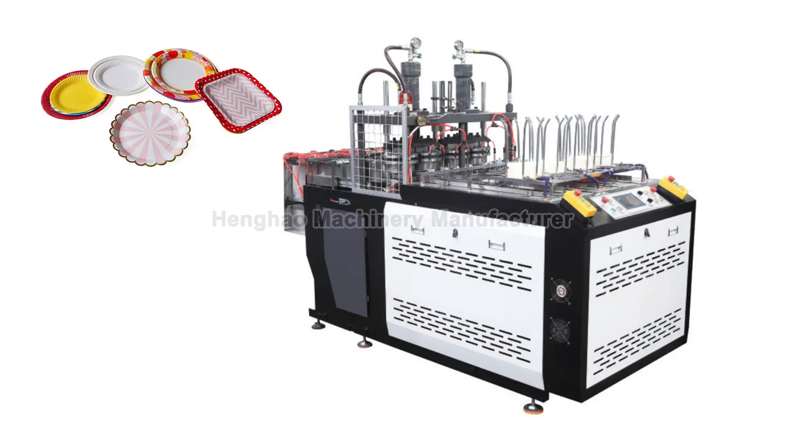 Hydraulic Type Four Stations Paper Plate Making Machine Manufacturer (NTP-DG500B)