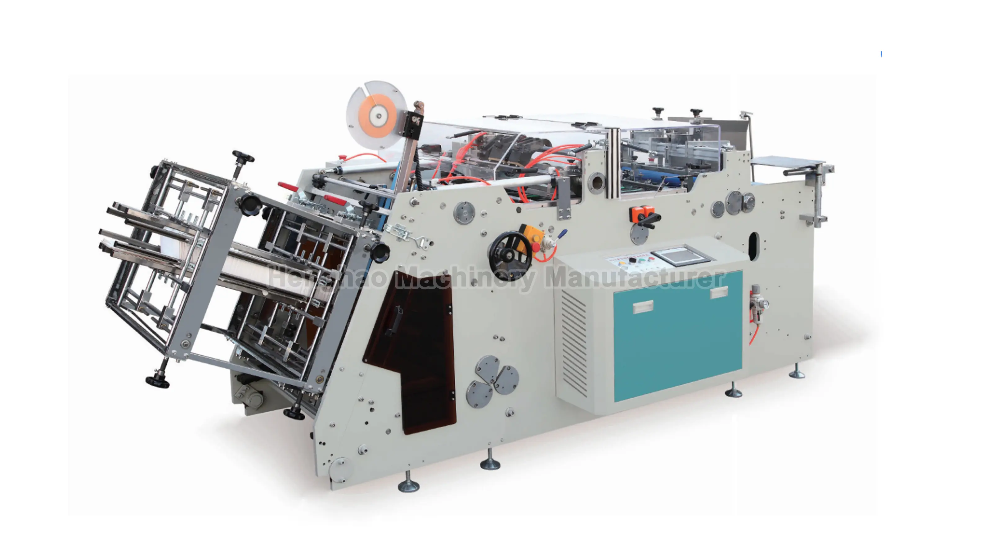 Hamburger Box Making Machine Manufacturer - NTP-HBH | High Speed Carton Erector Main View