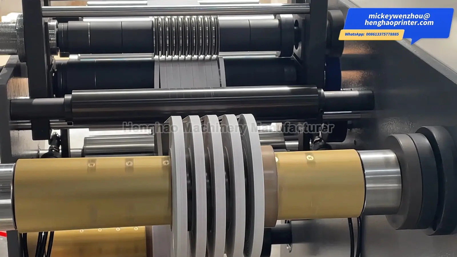 Small Label Slitting Machine - NFQ-320A | Automatic Slitter Rewinder Application