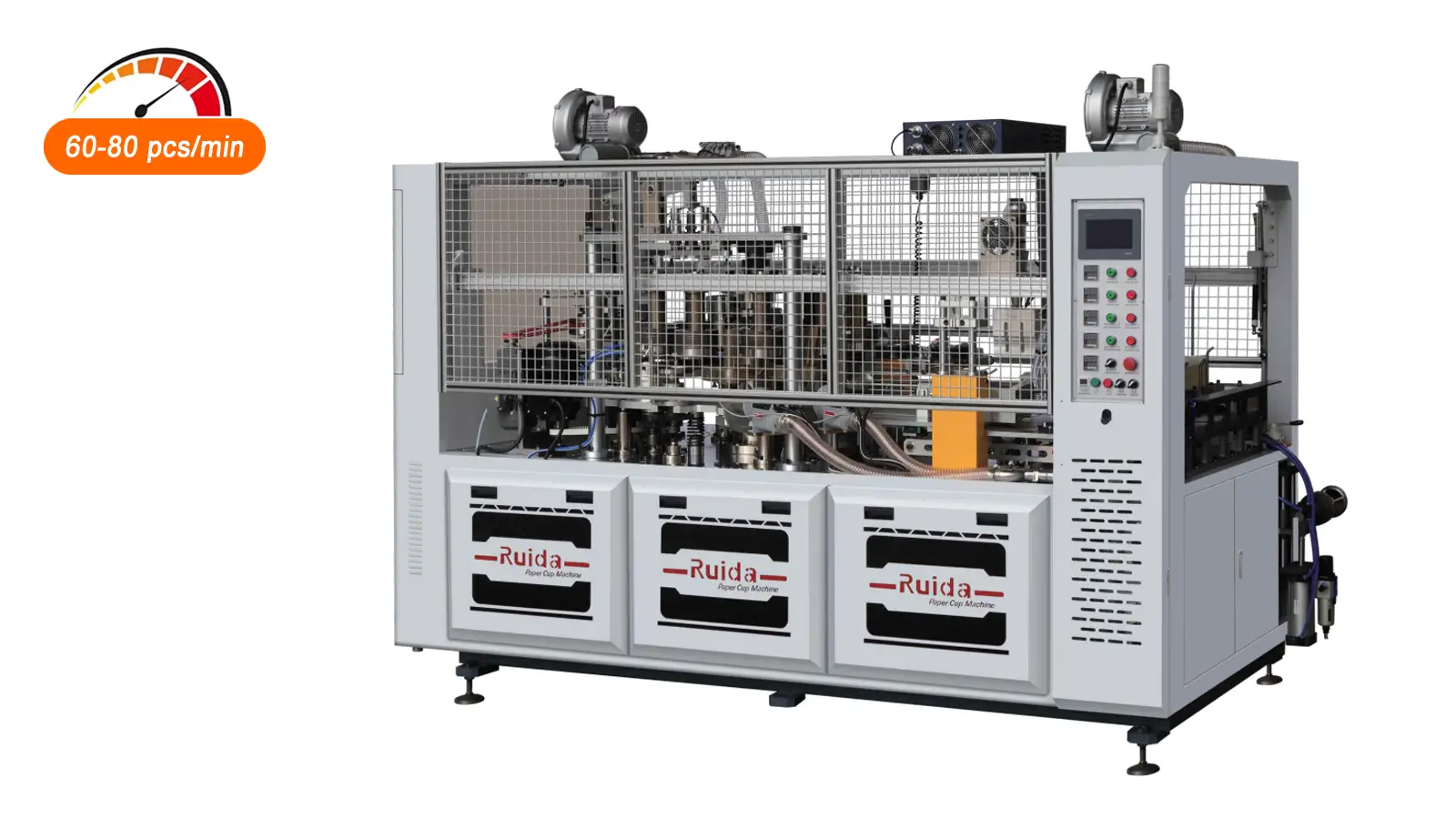 High Speed Paper Bucket Machine - NTP-XLF80 | 80pcs/min Large Tub Maker Main View