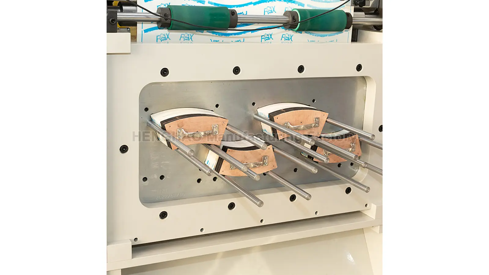 4-Color Paper Cup Fan Flexo Printing & Die Cutting Machine (NRY-850B) Application