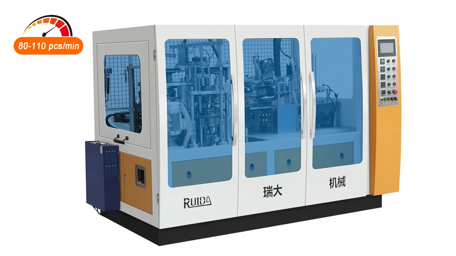 Paper Cup & Bowl Forming Machine - NTP-100B | Dual Turnplate System